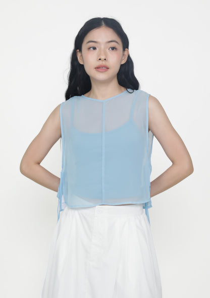 Kyo Sheer Overlay Top