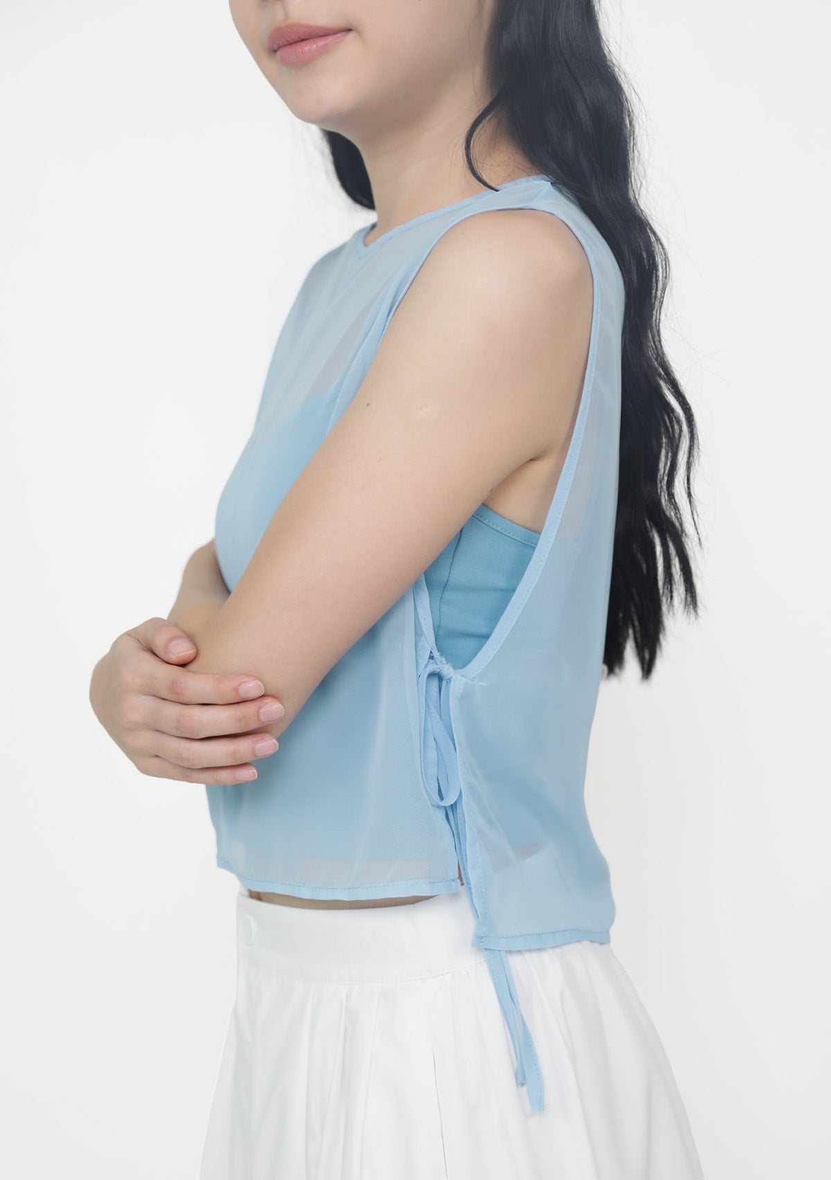 Kyo Sheer Overlay Top