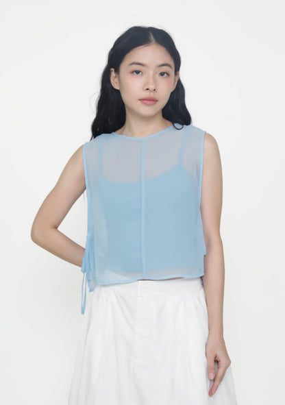 Kyo Sheer Overlay Top
