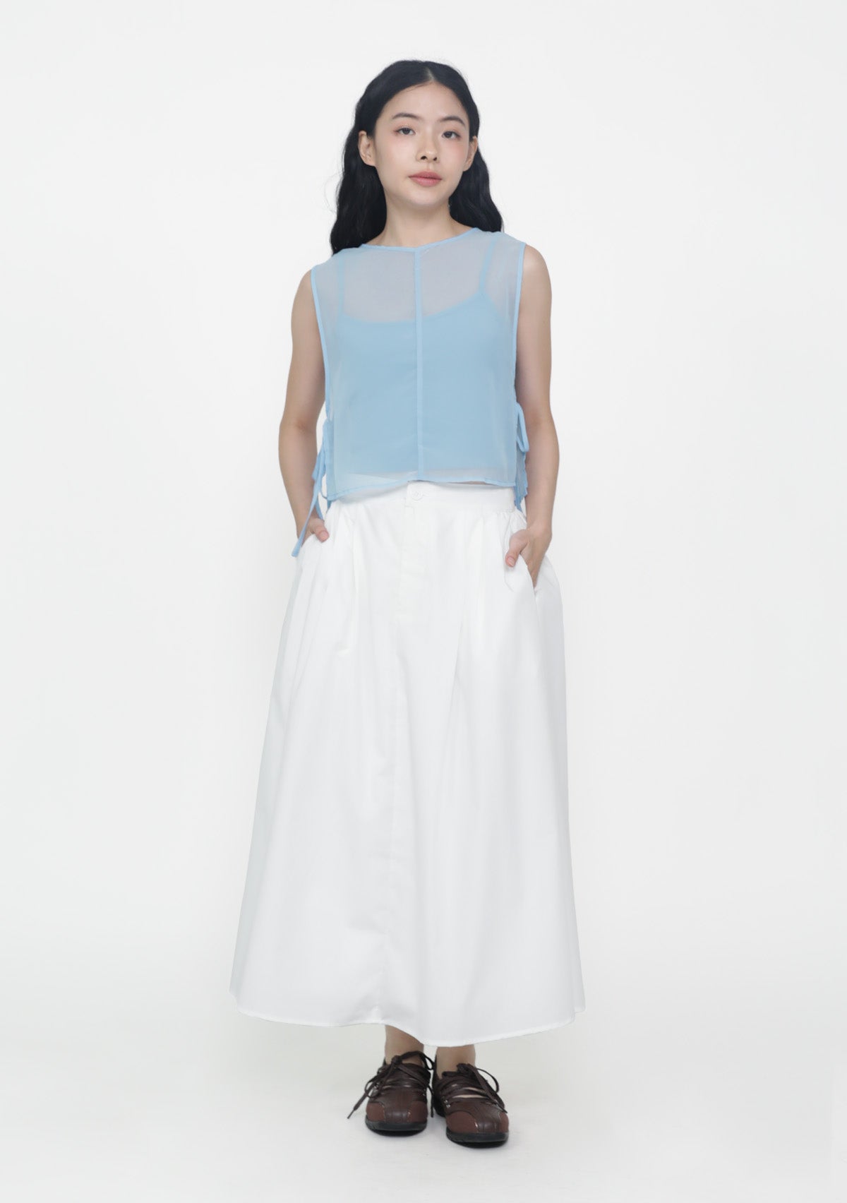 Kyo Sheer Overlay Top