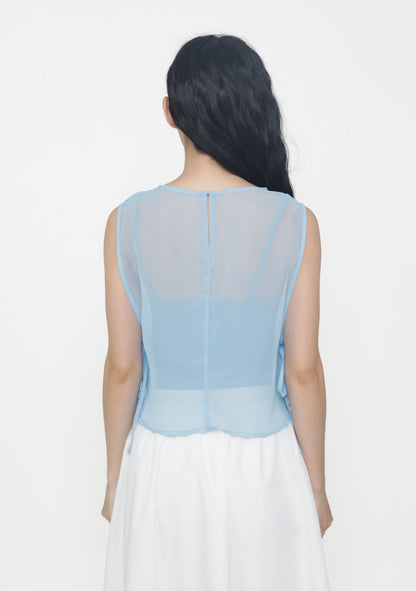 Kyo Sheer Overlay Top