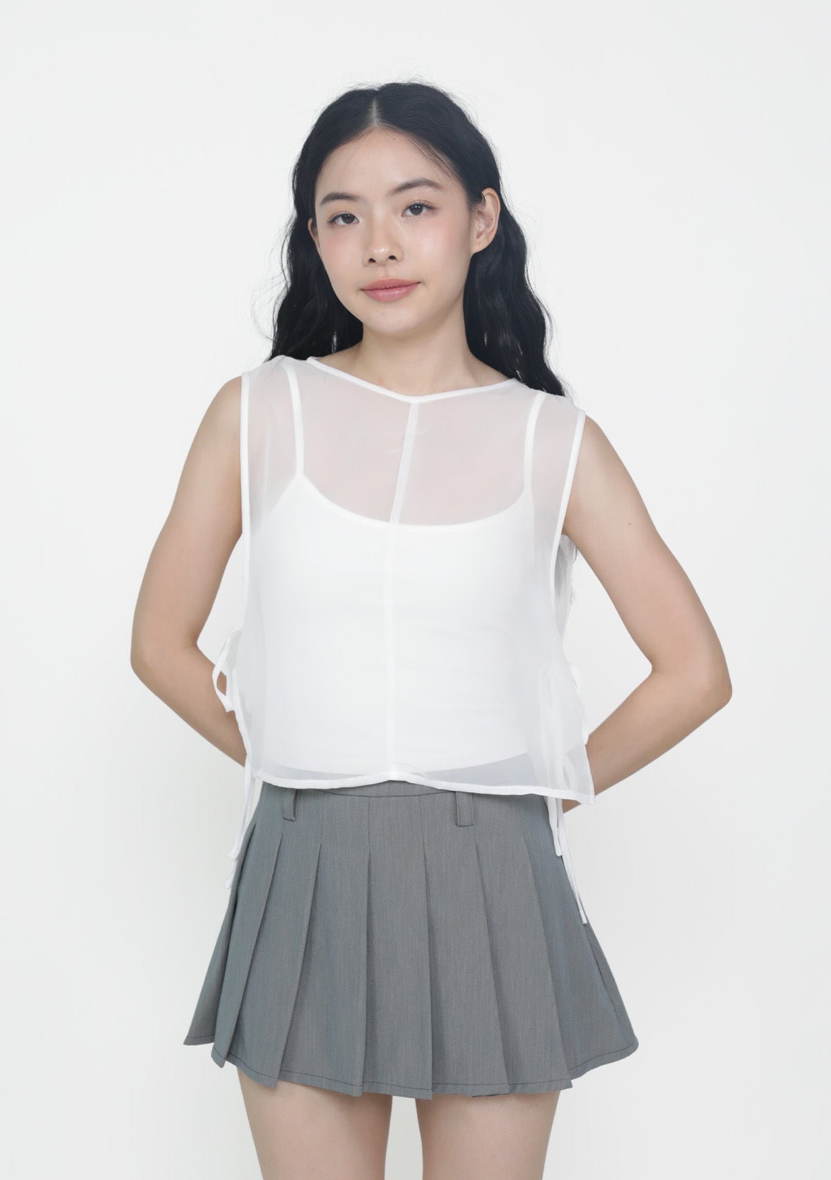 Kyo Sheer Overlay Top