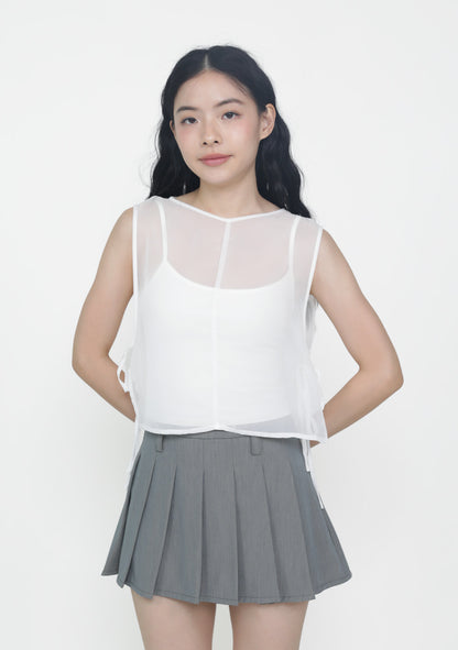 Kyo Sheer Overlay Top