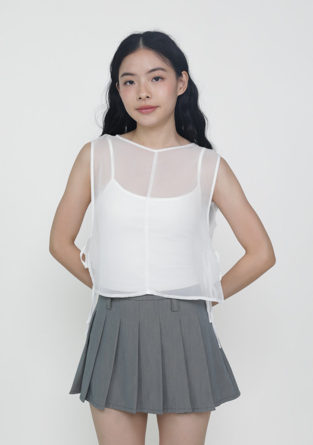 Kyo Sheer Overlay Top – The Tinsel Rack