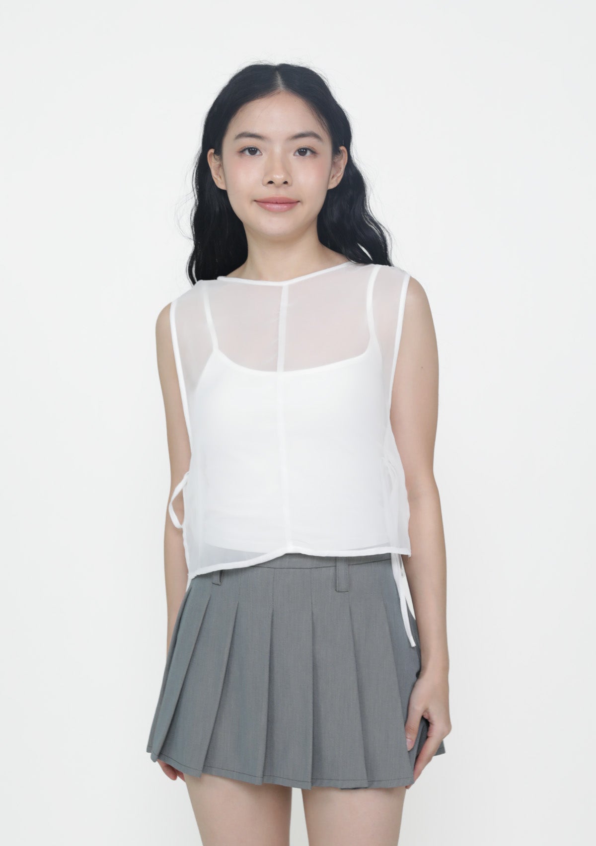 Kyo Sheer Overlay Top