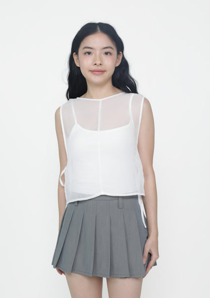 Kyo Sheer Overlay Top