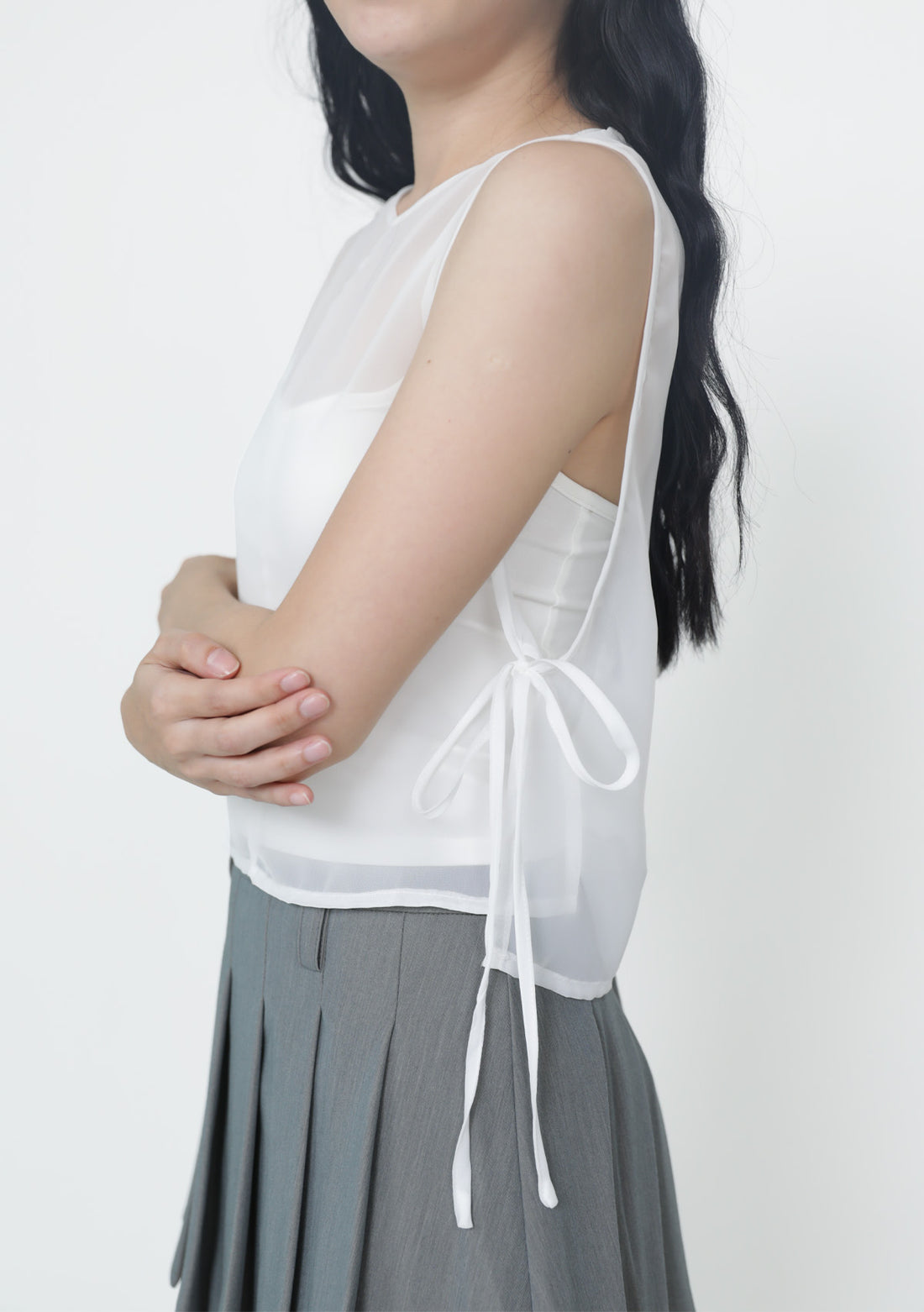 Kyo Sheer Overlay Top