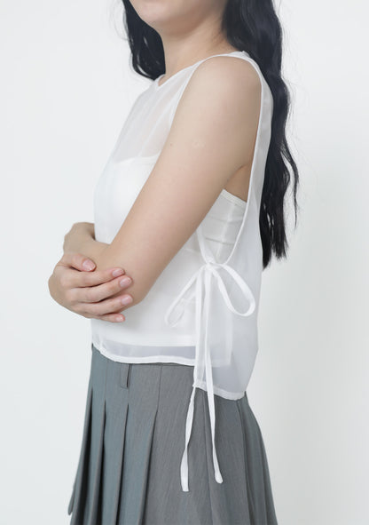Kyo Sheer Overlay Top