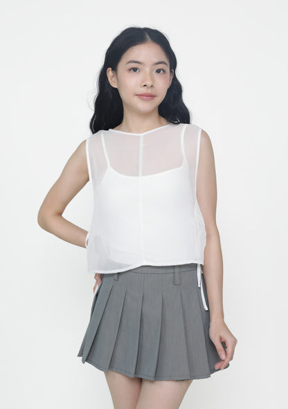Kyo Sheer Overlay Top