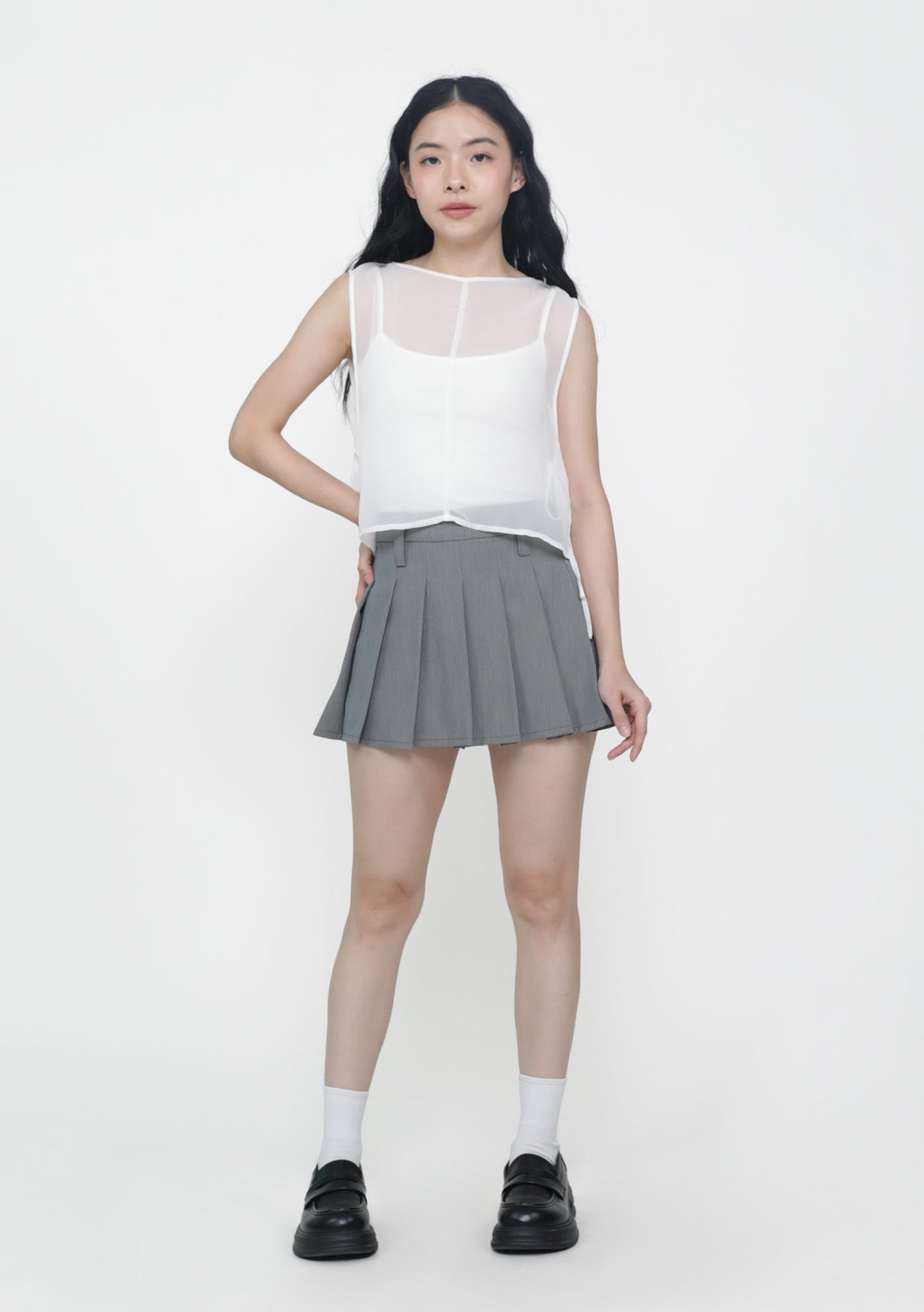 Kyo Sheer Overlay Top