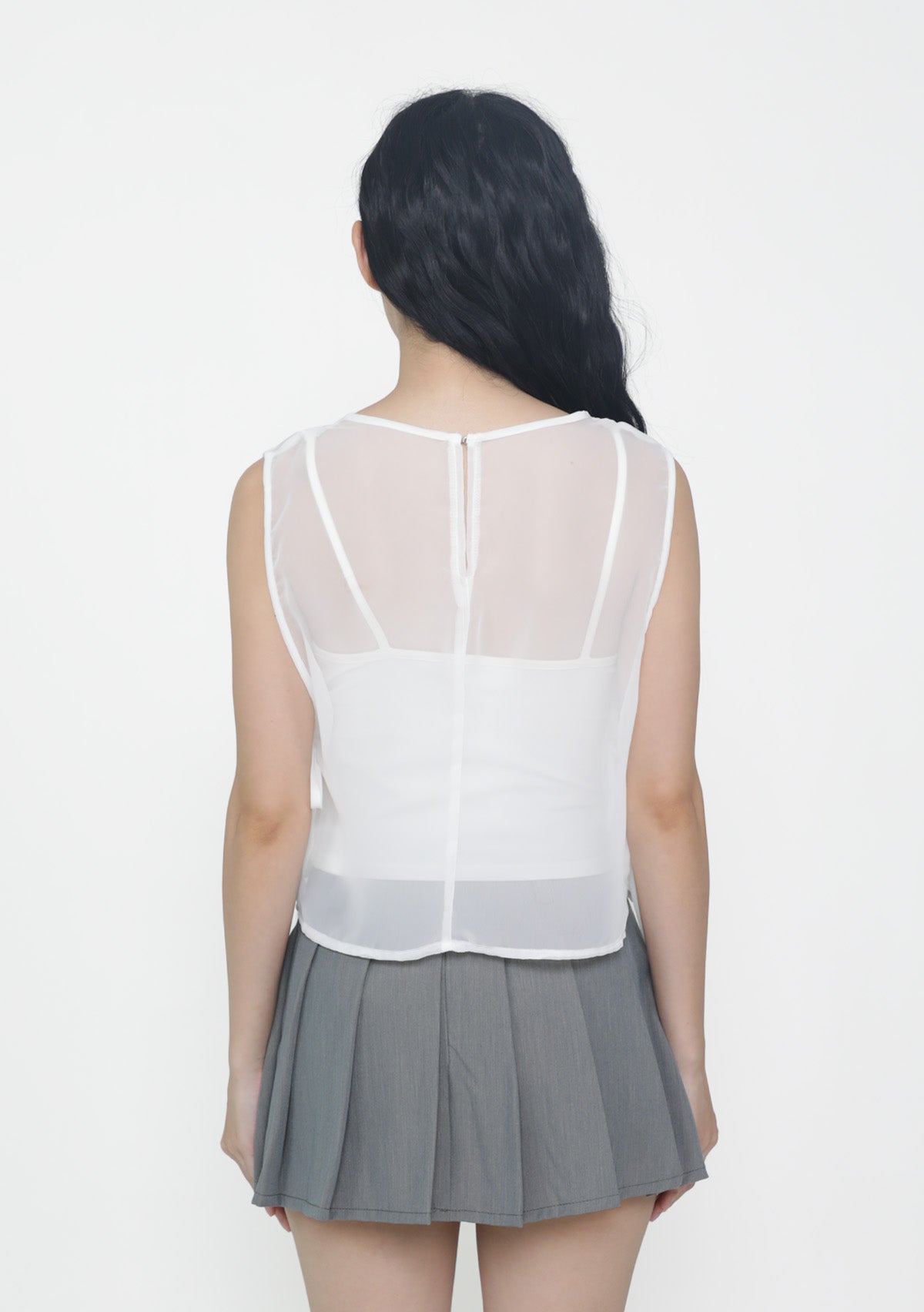 Kyo Sheer Overlay Top