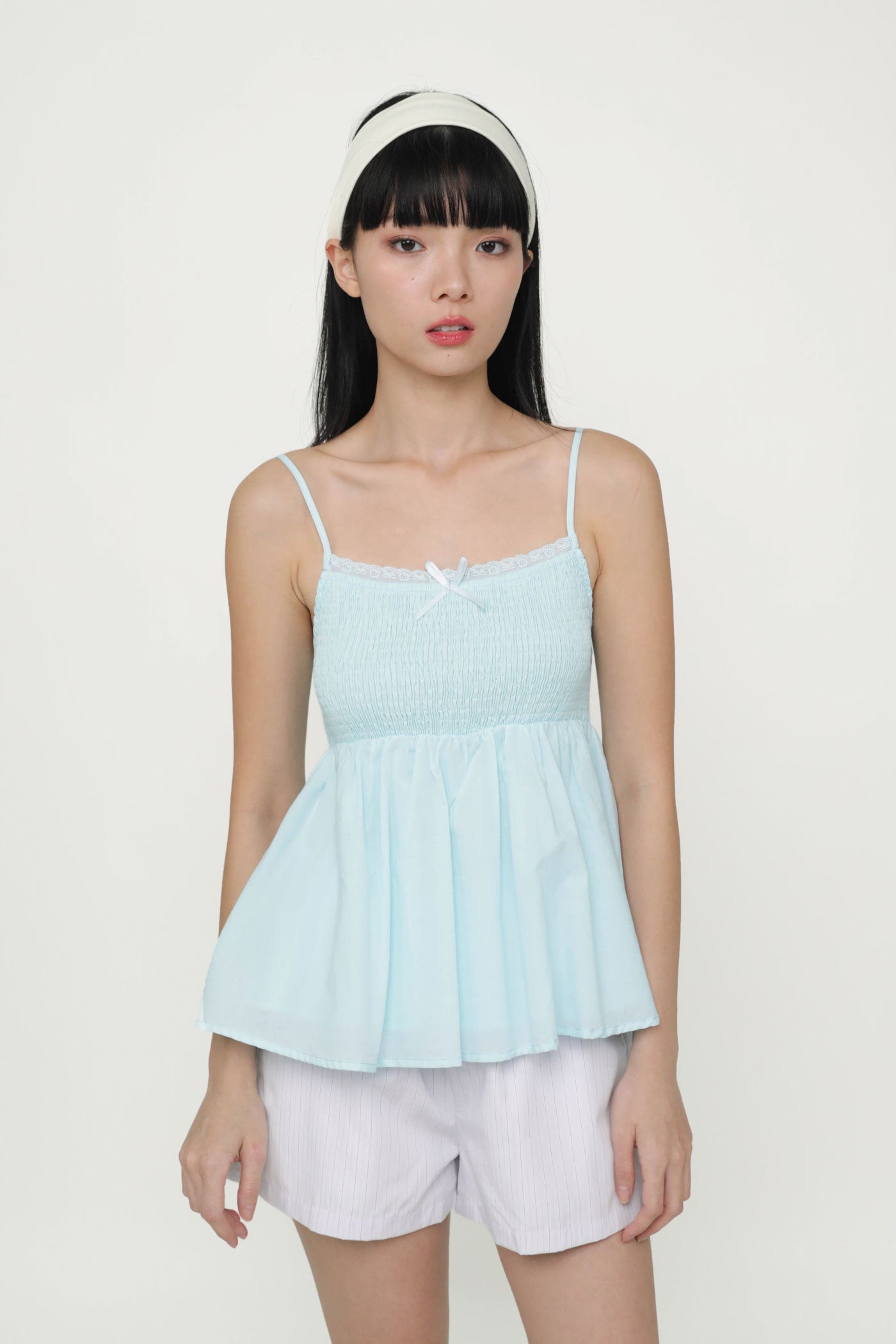 Laryn Lace Trim Babydoll Top – The Tinsel Rack