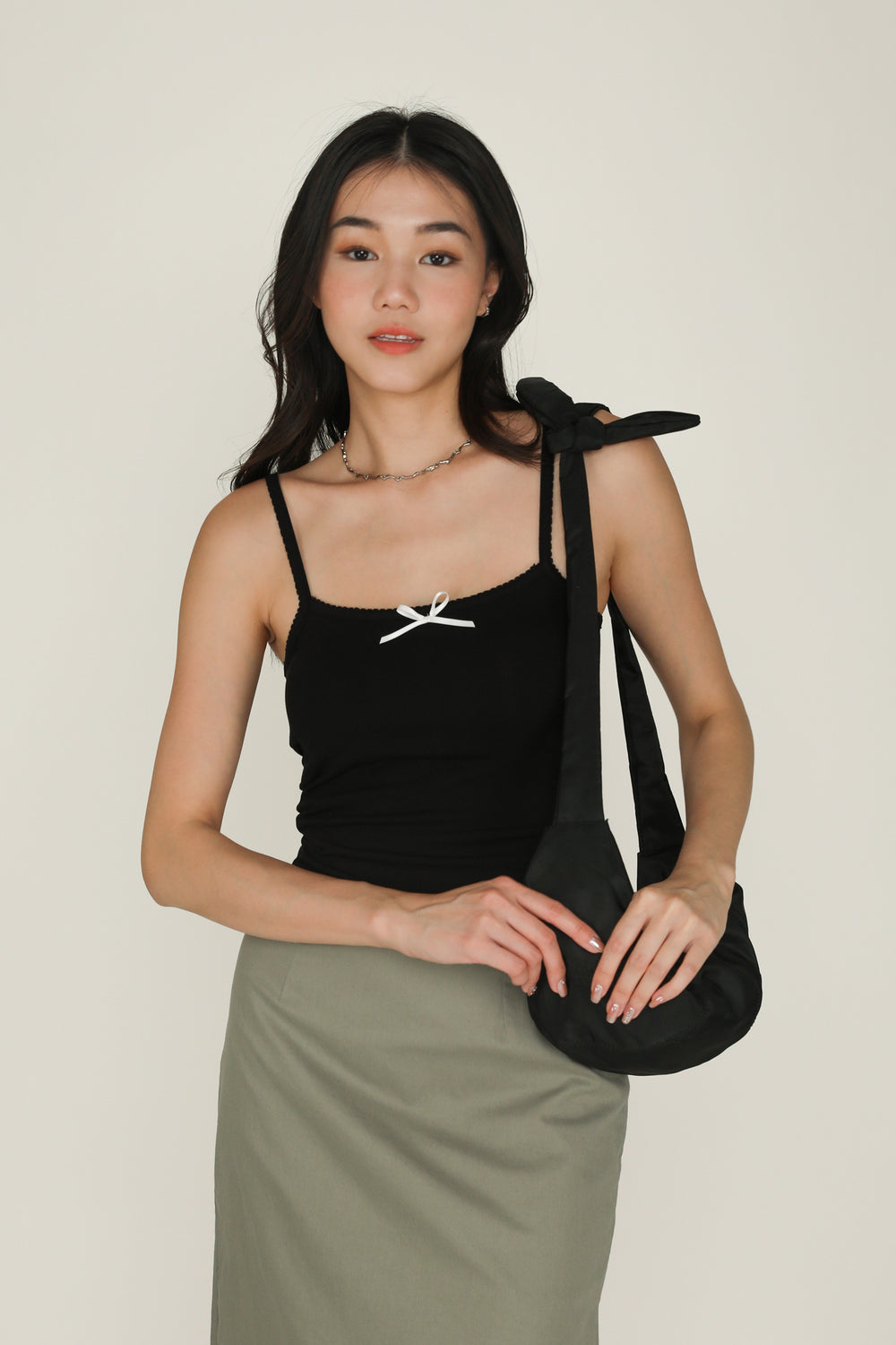 Leith Ribbon Padded Top