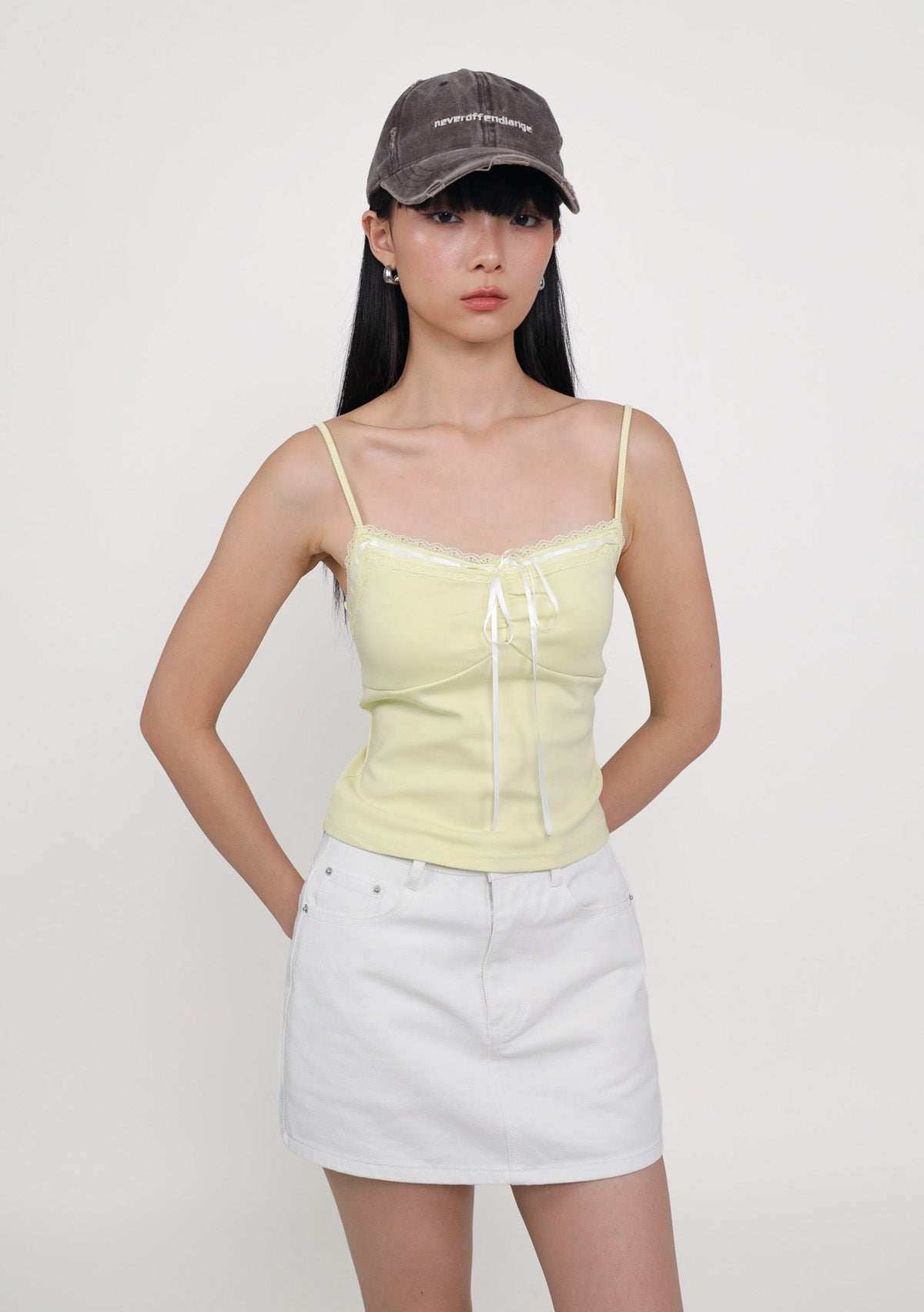 Lila Ribbon Lace Trim Padded Top – The Tinsel Rack