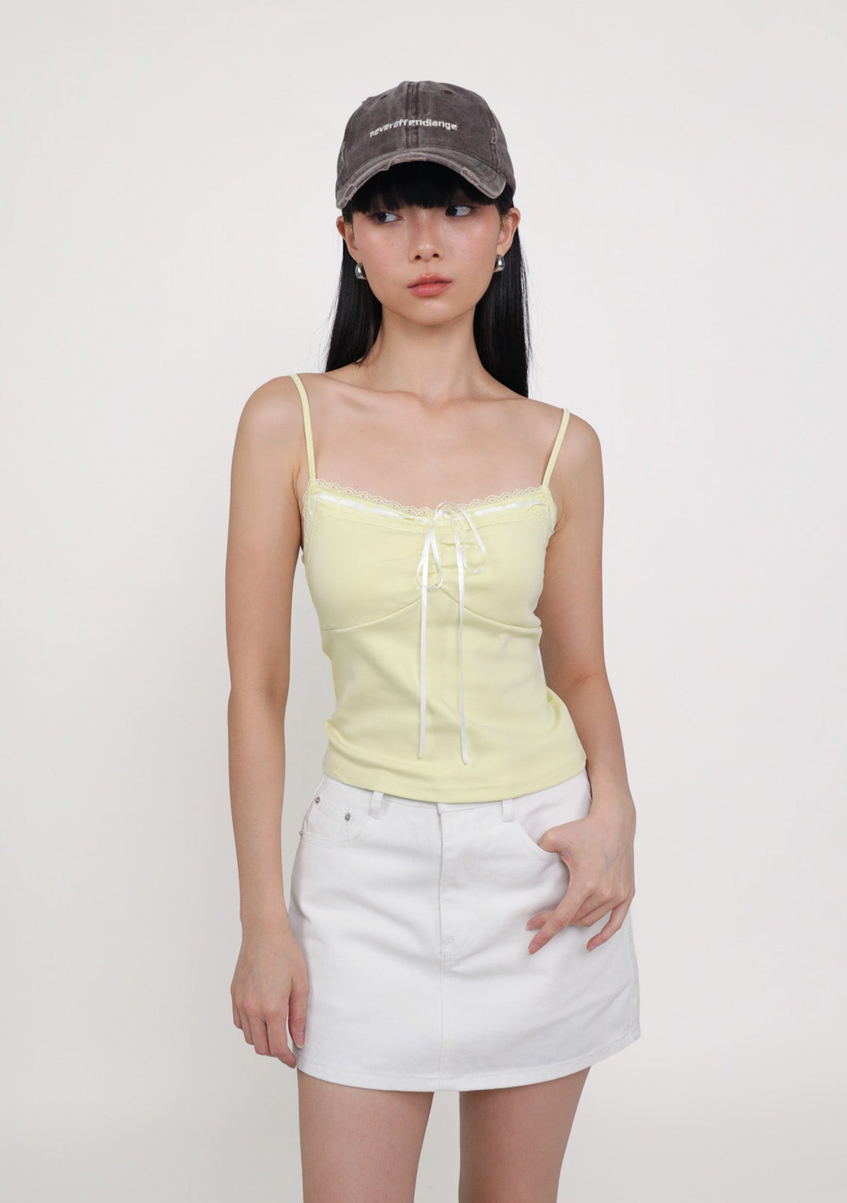 Lila Ribbon Lace Trim Padded Top – The Tinsel Rack