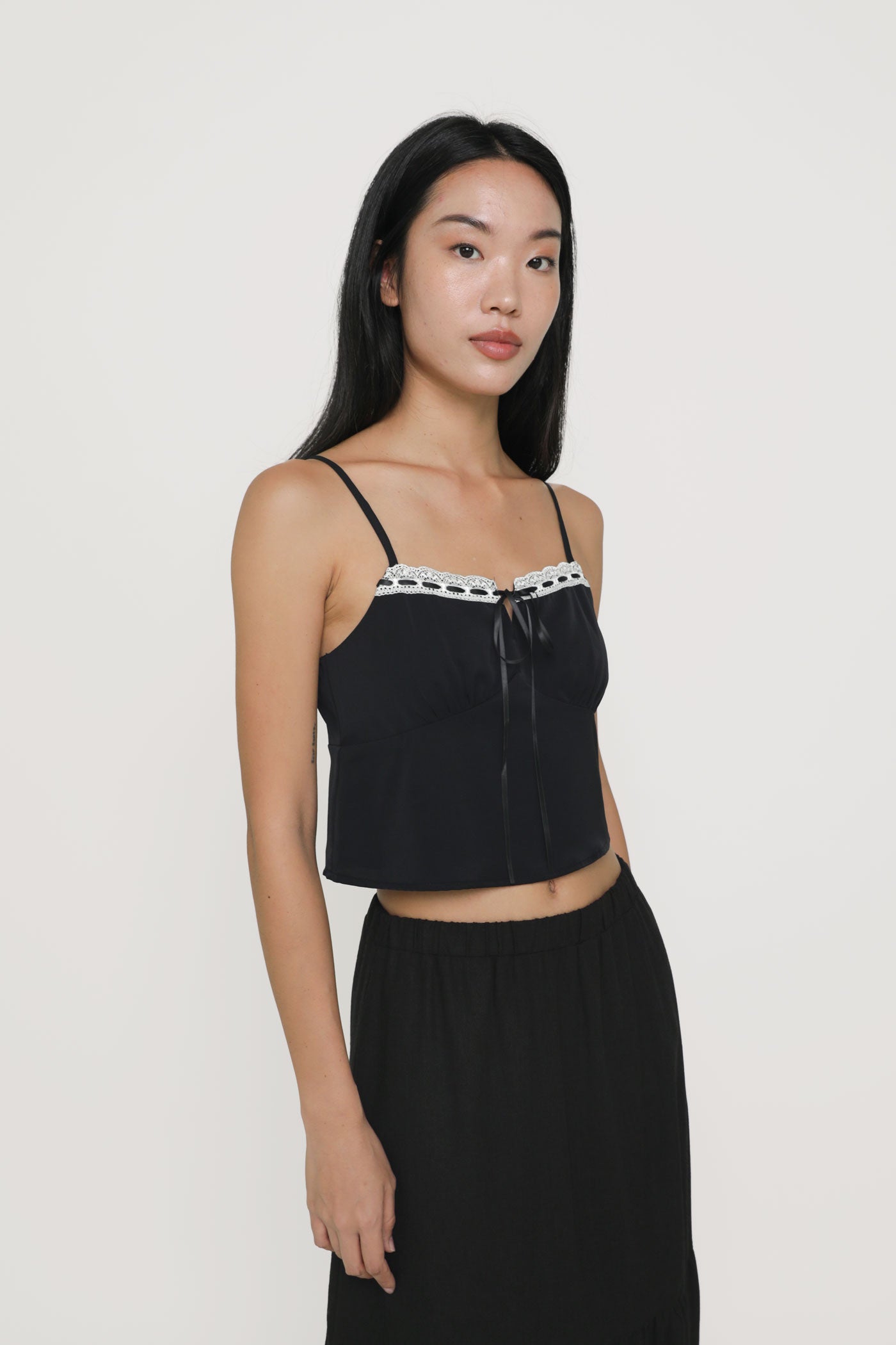 トップス Tina ribbon tops ANDMARY】Tina ribbon tops