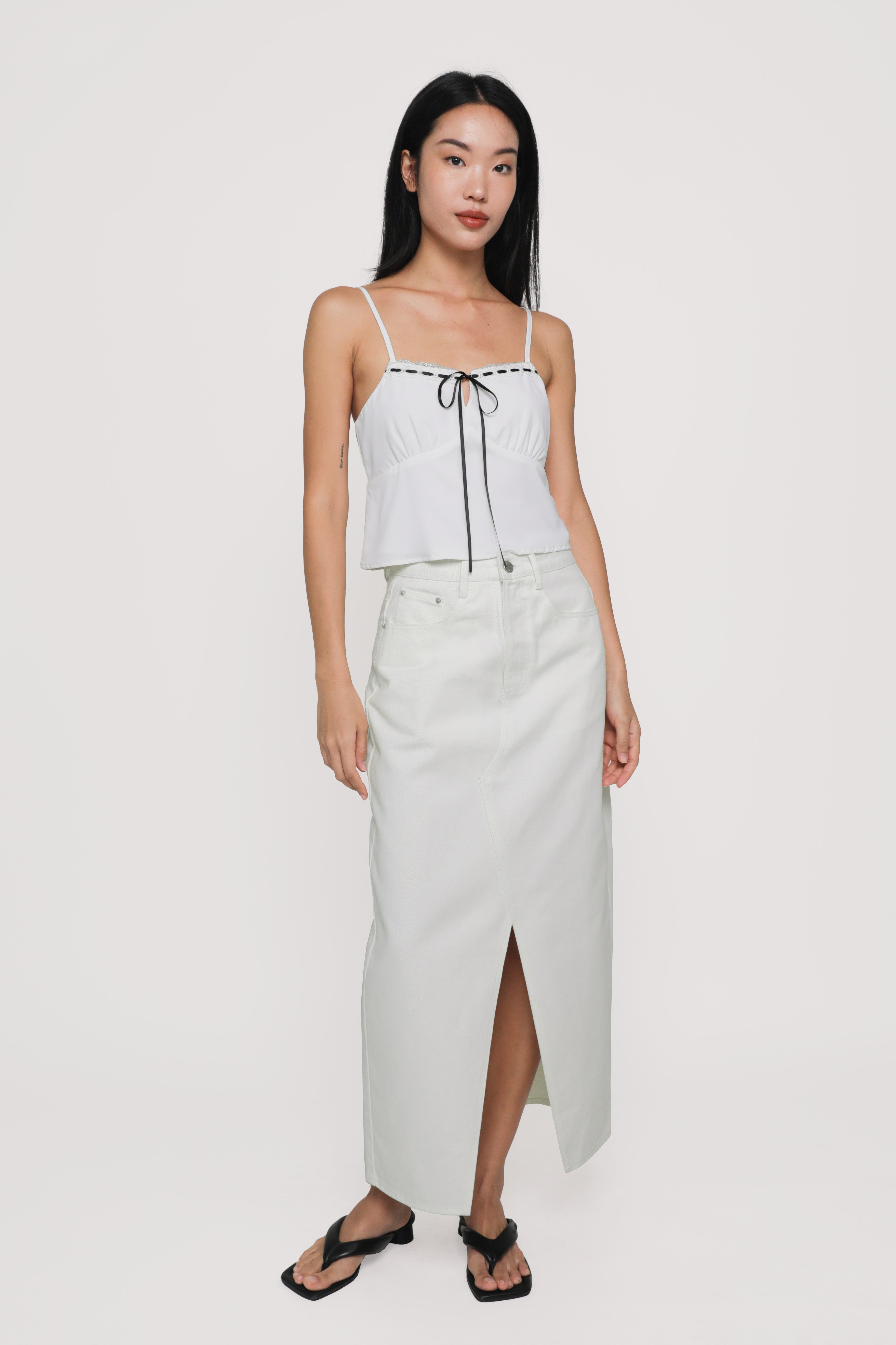 【suzen】Puruni Ribbon Lace Top Levina Ribbon Lace Top – The Tinsel Rack