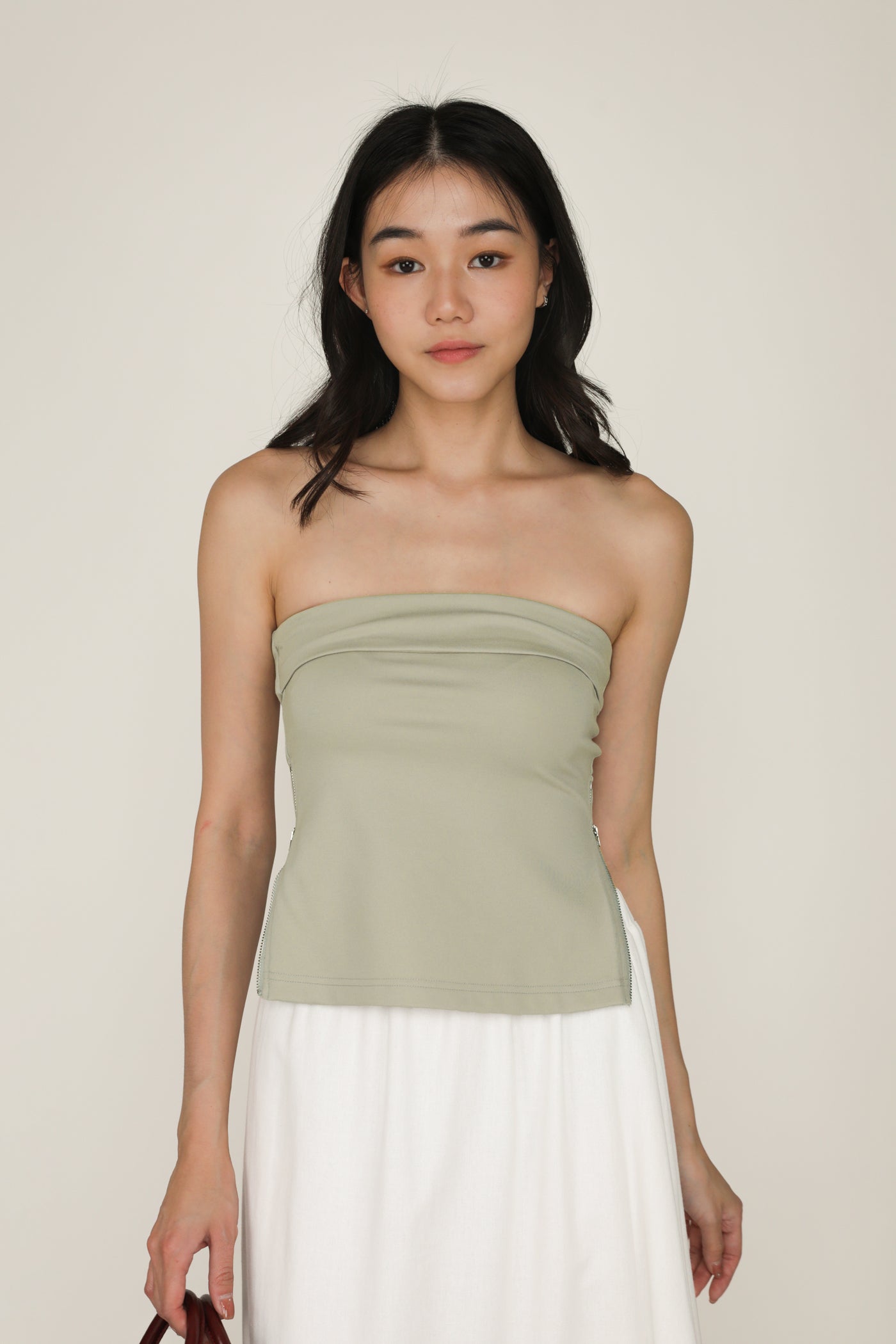 Lexis Tube Zipper Top – The Tinsel Rack