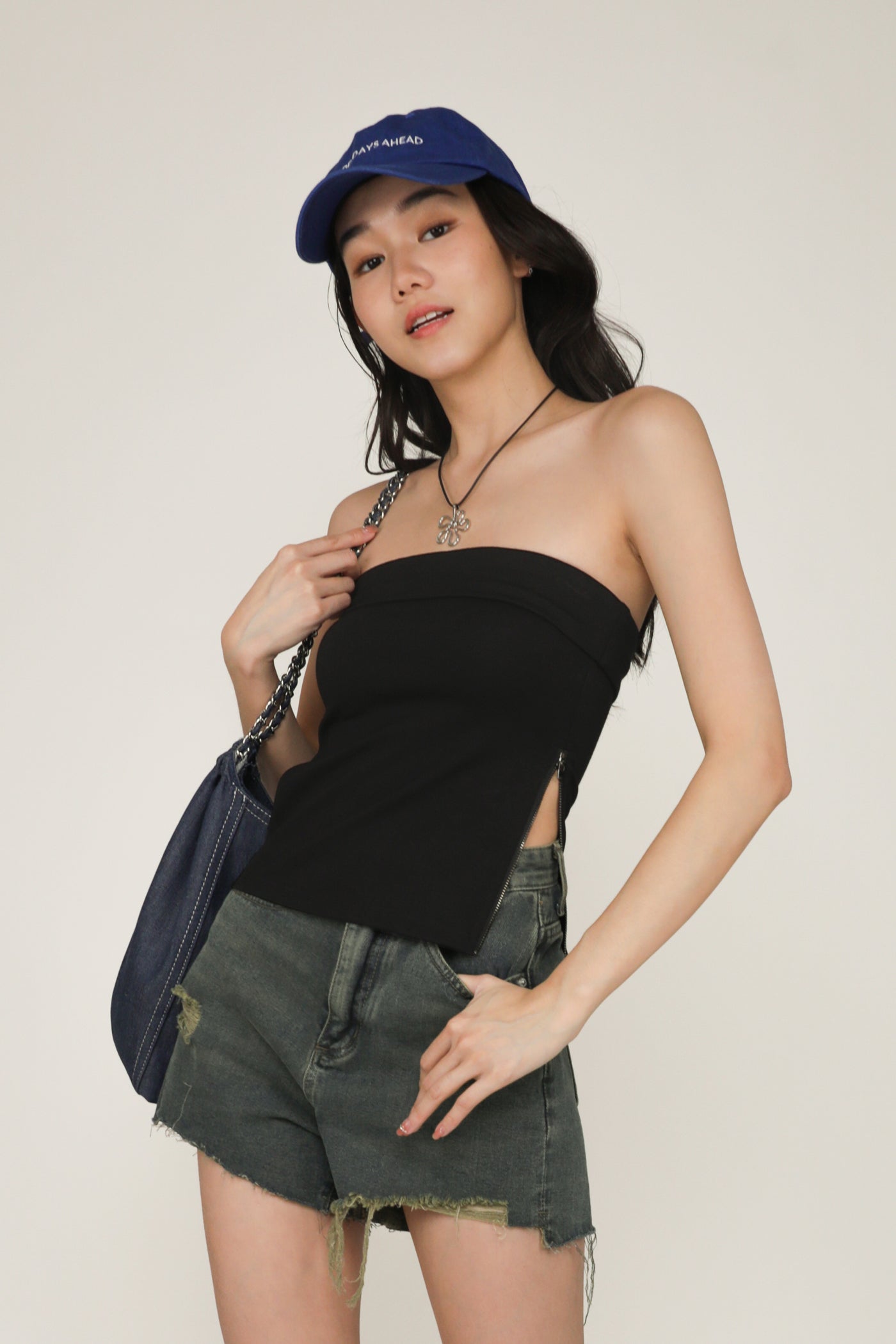 Lexis Tube Zipper Top – The Tinsel Rack