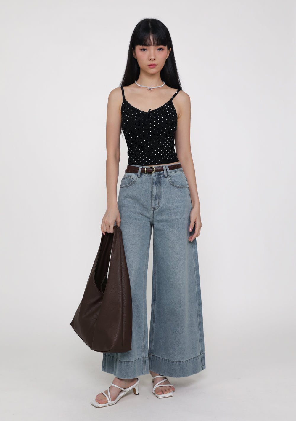Regular Cole Wide Leg Denim Jeans