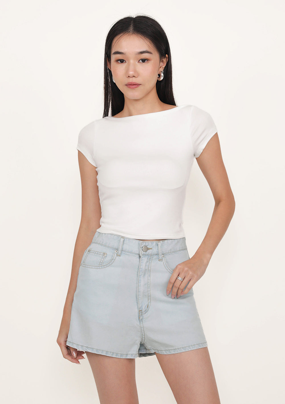 Elia Soft Denim Shorts