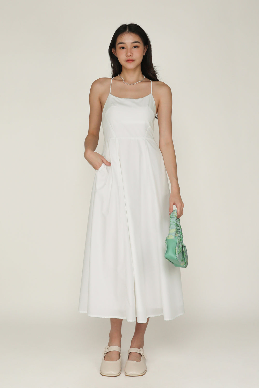 Liliana Flare Padded Maxi Dress
