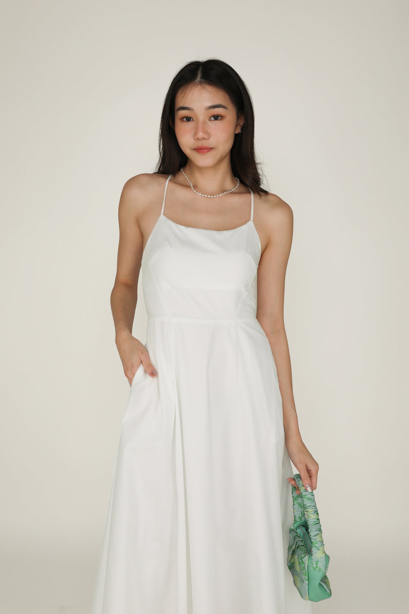 Liliana Flare Padded Maxi Dress – The Tinsel Rack