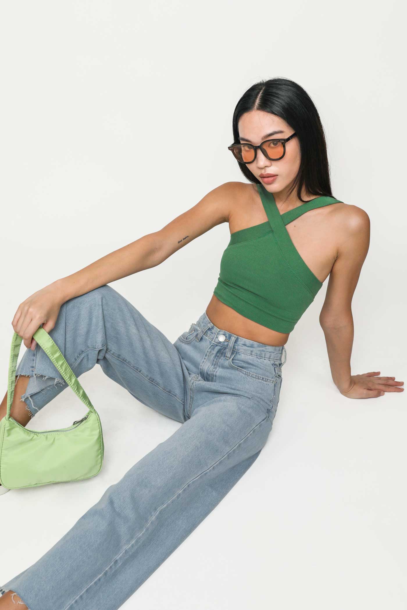 Regular Louise Frayed Hem Denim Jeans Version 1 – The Tinsel Rack