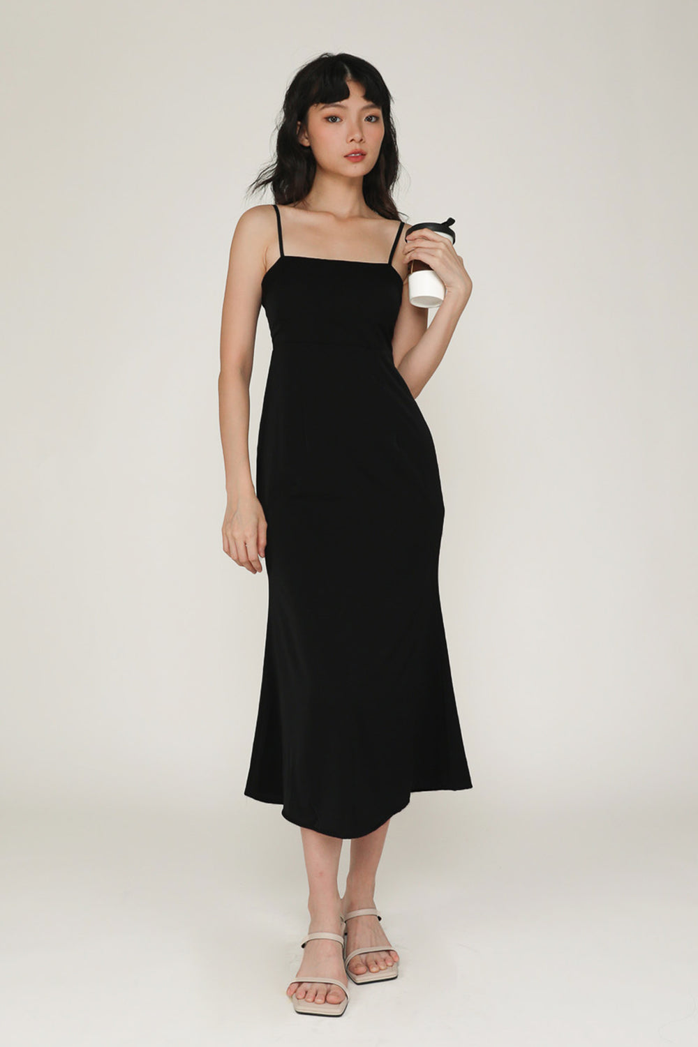 Luiza Padded Midi Dress