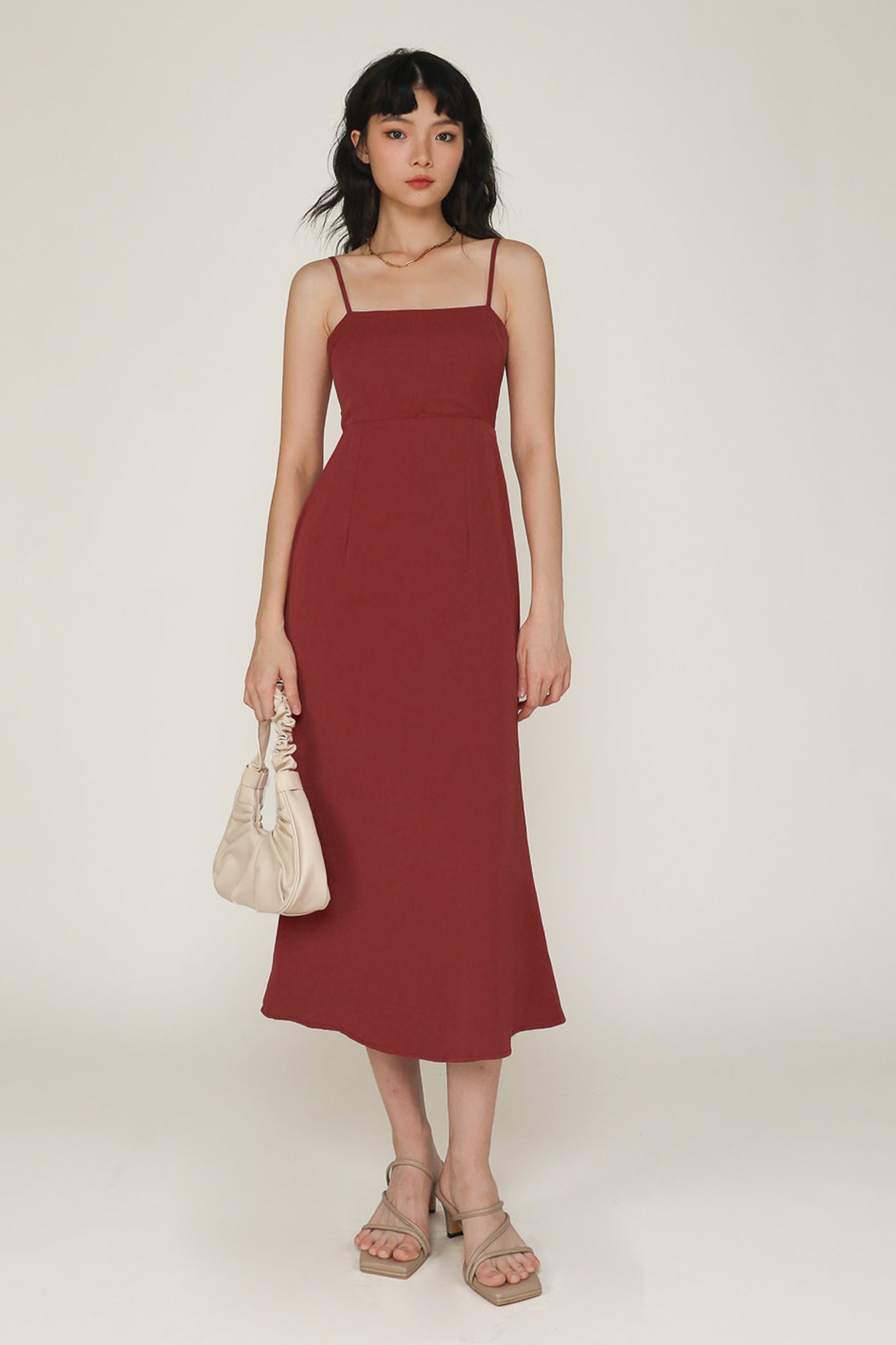 Luiza Padded Midi Dress – The Tinsel Rack