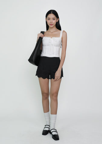 Luna Eyelet Embroidery Shorts