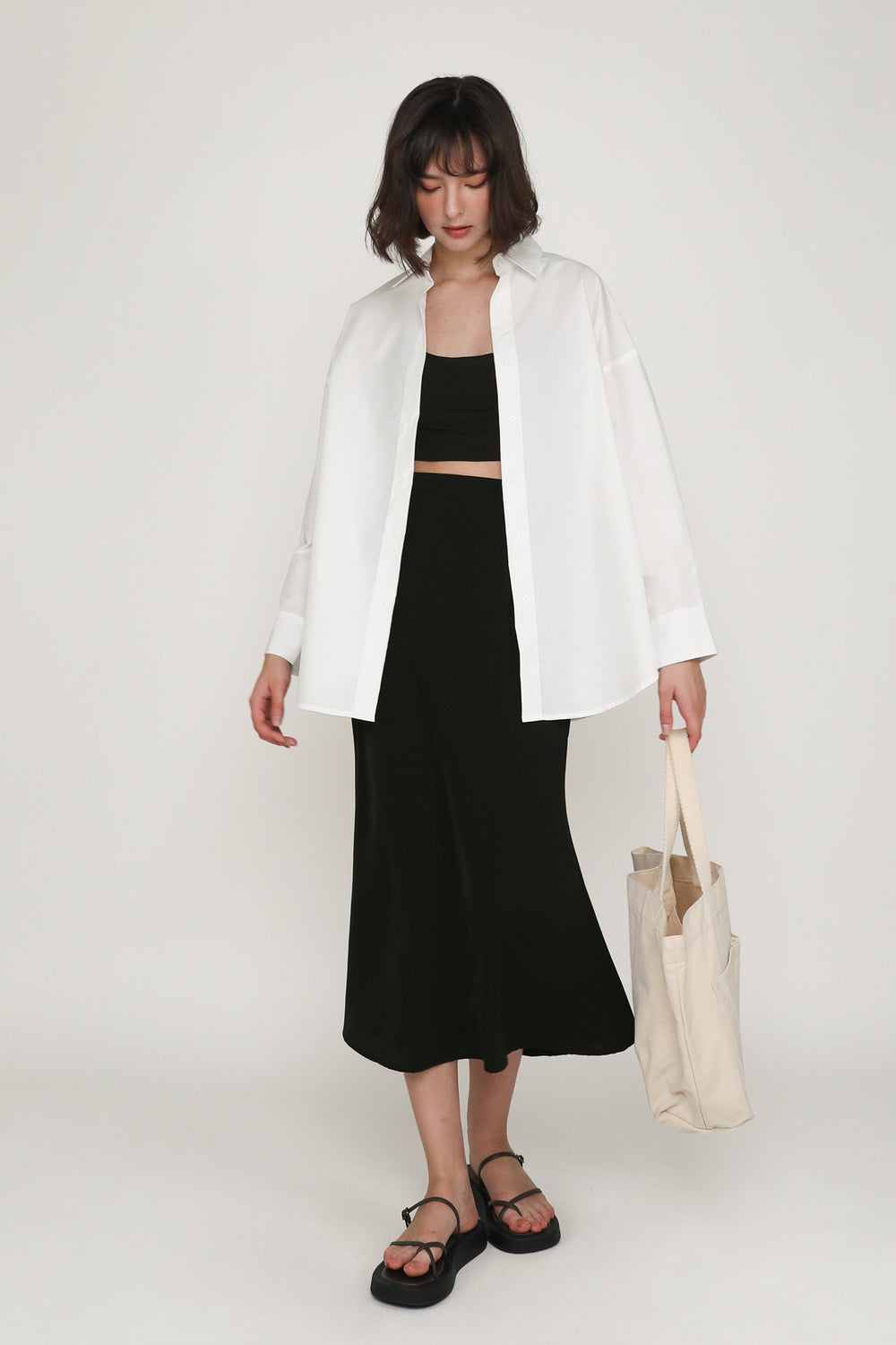 Martin Structured Oversized Shirt