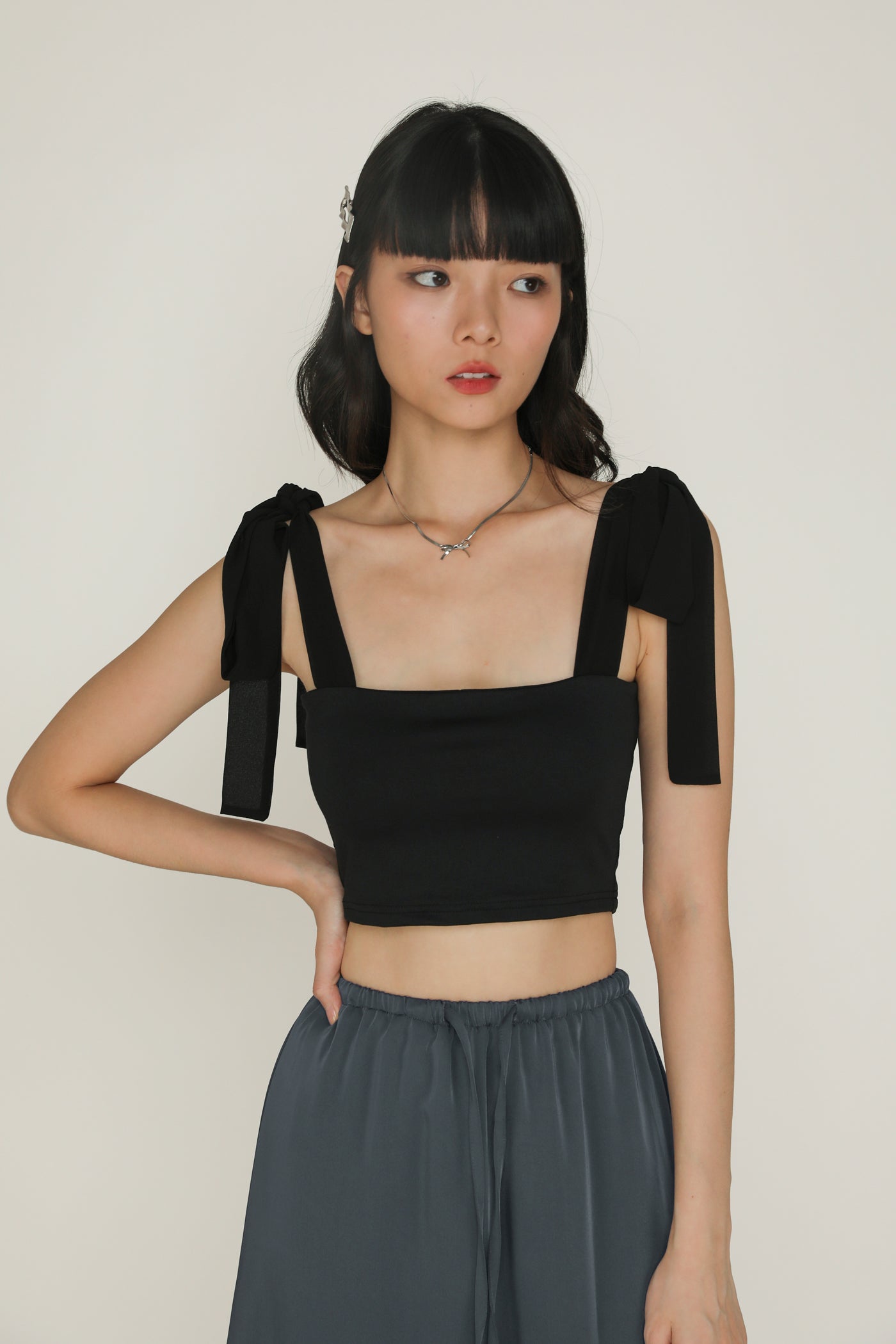 Margie Ribbon Padded Crop Top – The Tinsel Rack