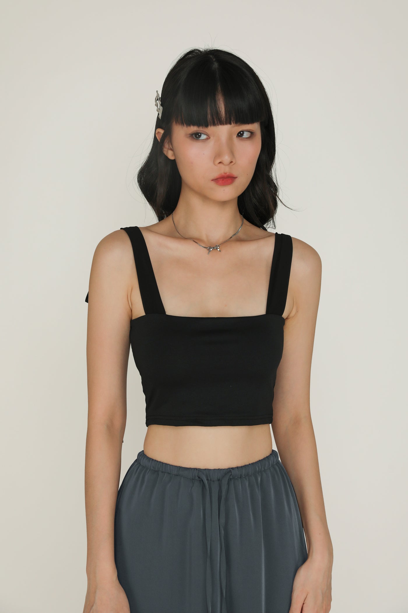 トップス Avrill ribbon tops Margie Ribbon Padded Crop Top – The Tinsel Rack