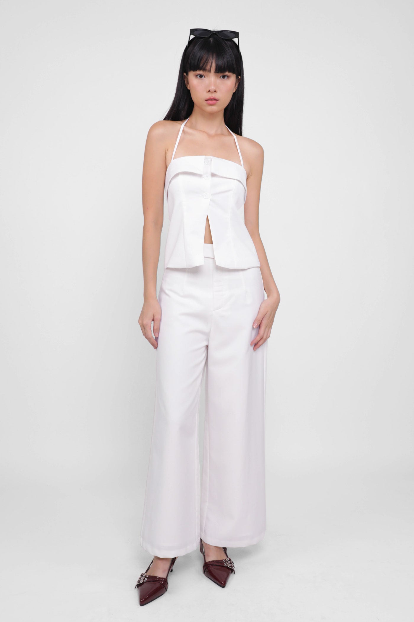 Marissa Tailored Halter Top – The Tinsel Rack