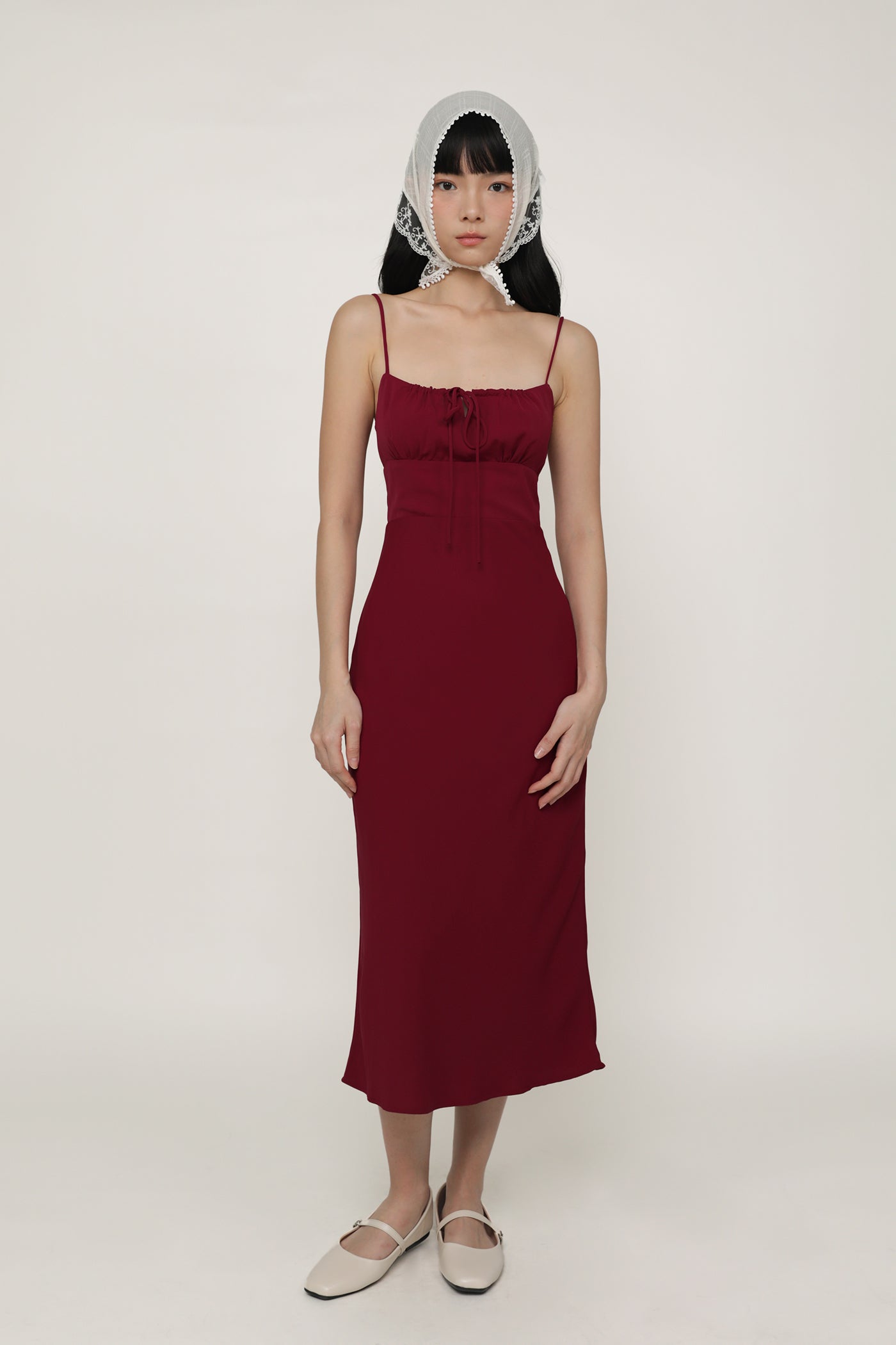 Maryanne Ruched Front Dress Red / XL Maryanne Ruched Front Dress Red / XL