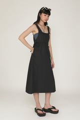Lisette Dungaree Drawstring Dress