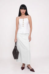 Lolla Button Down Linen Top