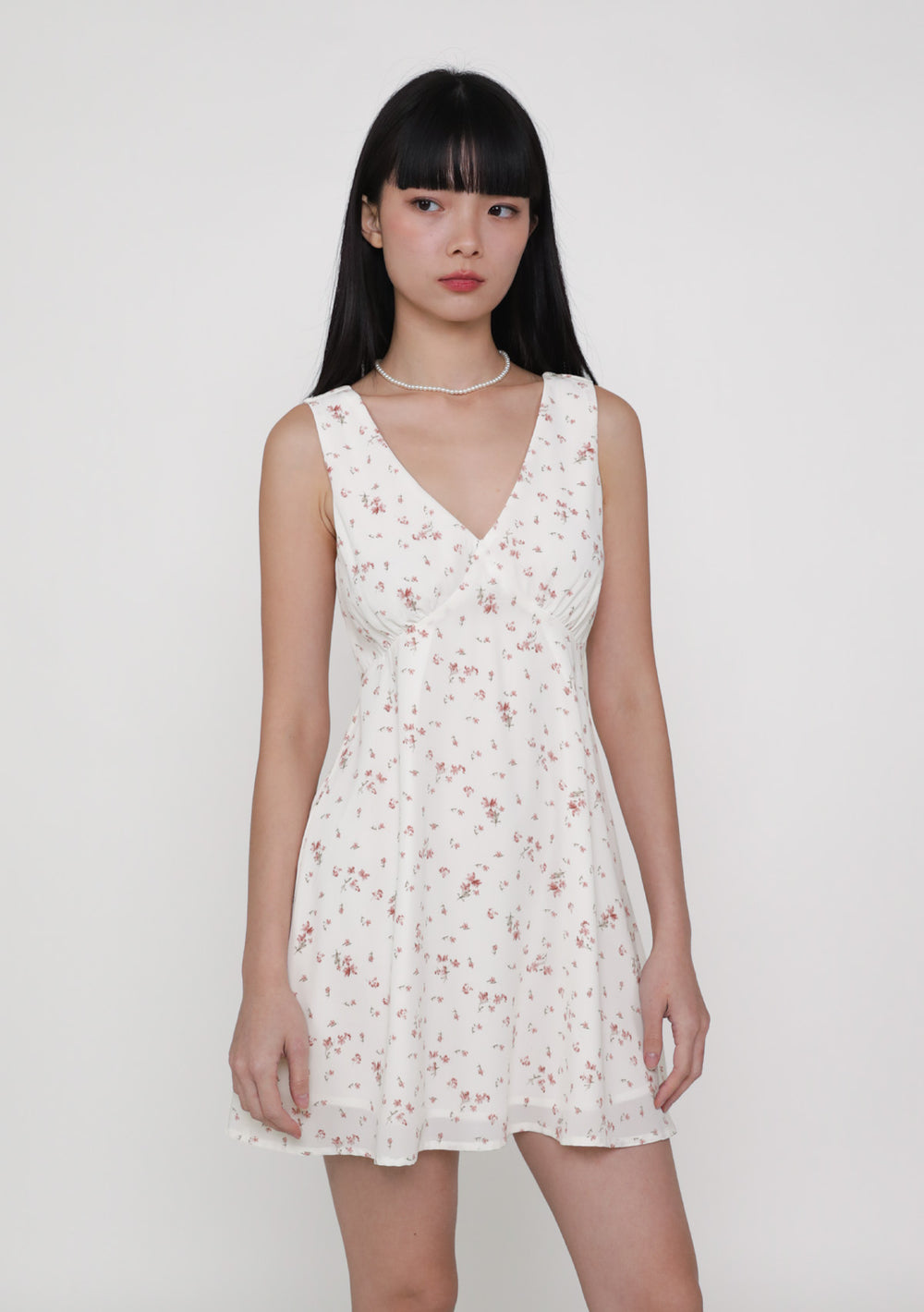 Nathania Tie Back Dress (Floral)