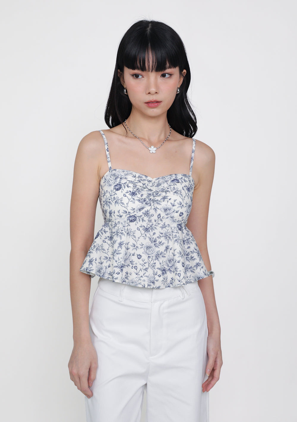 Marcella Bustier Padded Top (Floral)