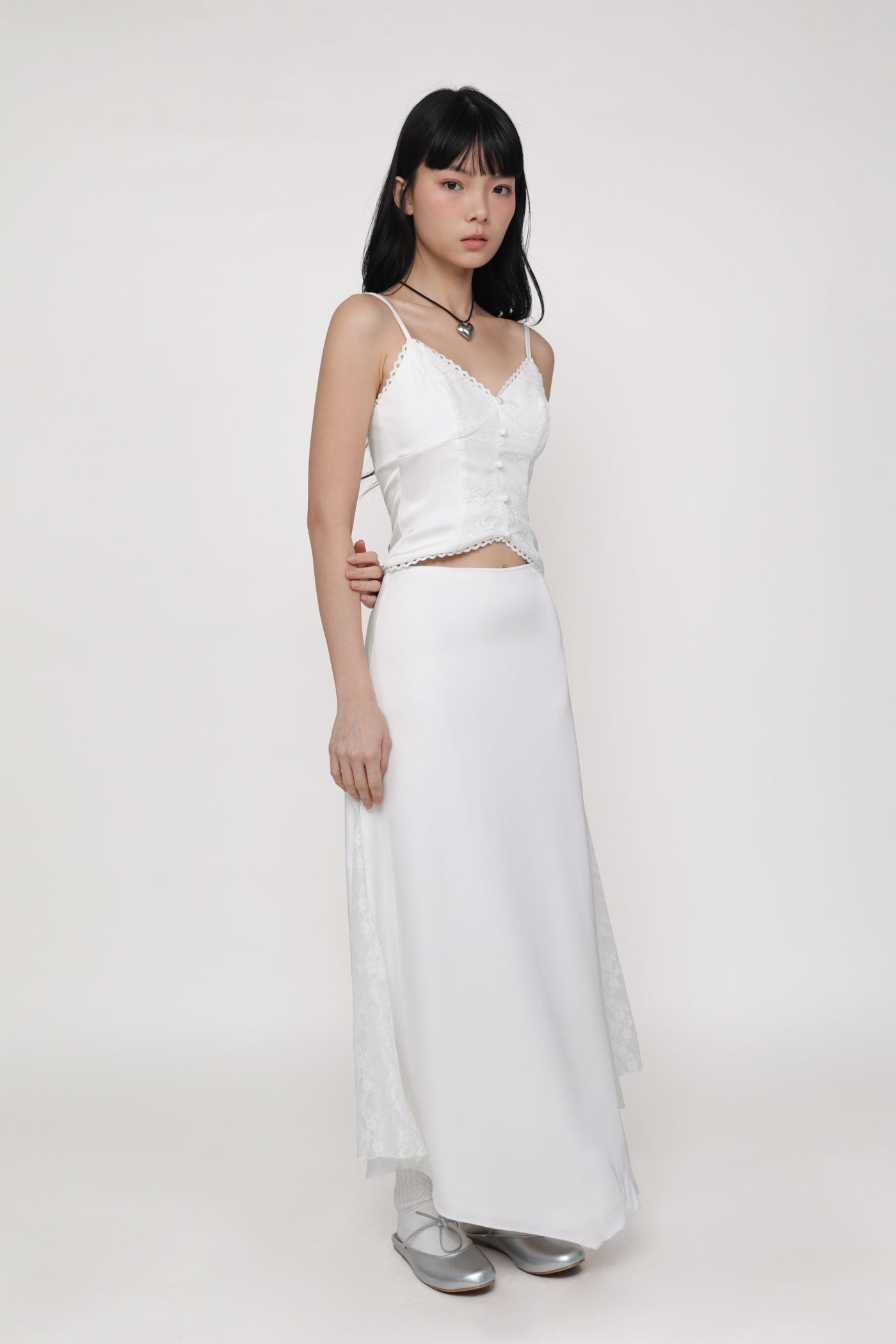 Neomi Side Lace Maxi Skirt – The Tinsel Rack