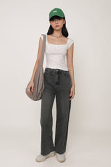 Nikolas Lounge Ribbon Basic Top