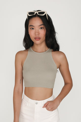 Noemi Racercut Knit Top