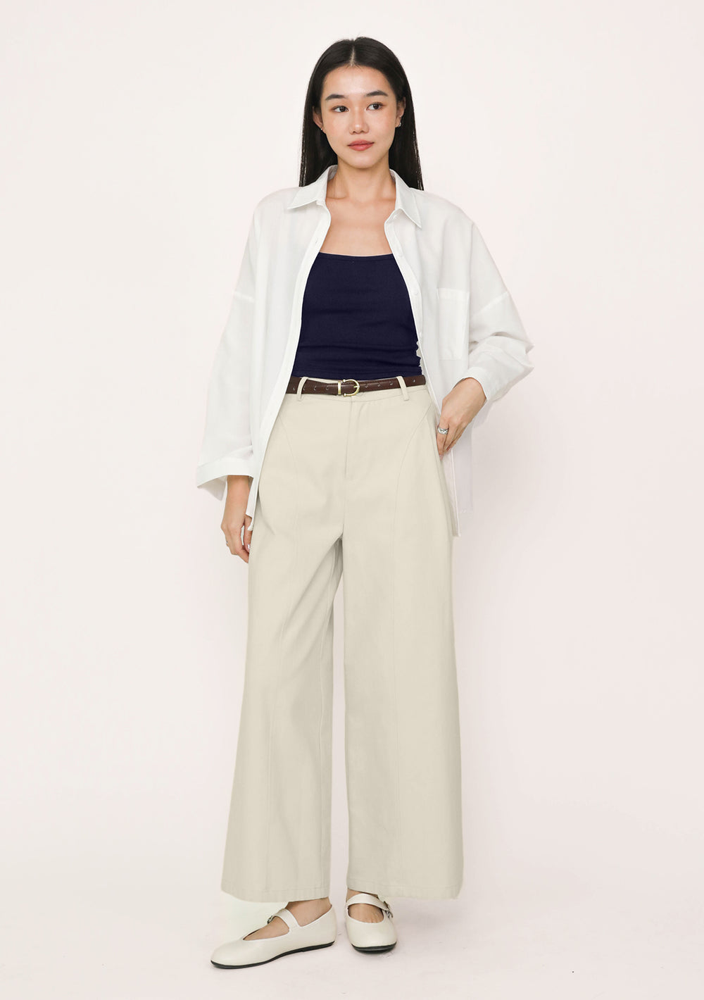 Ruben Pleated Wide Leg Pants