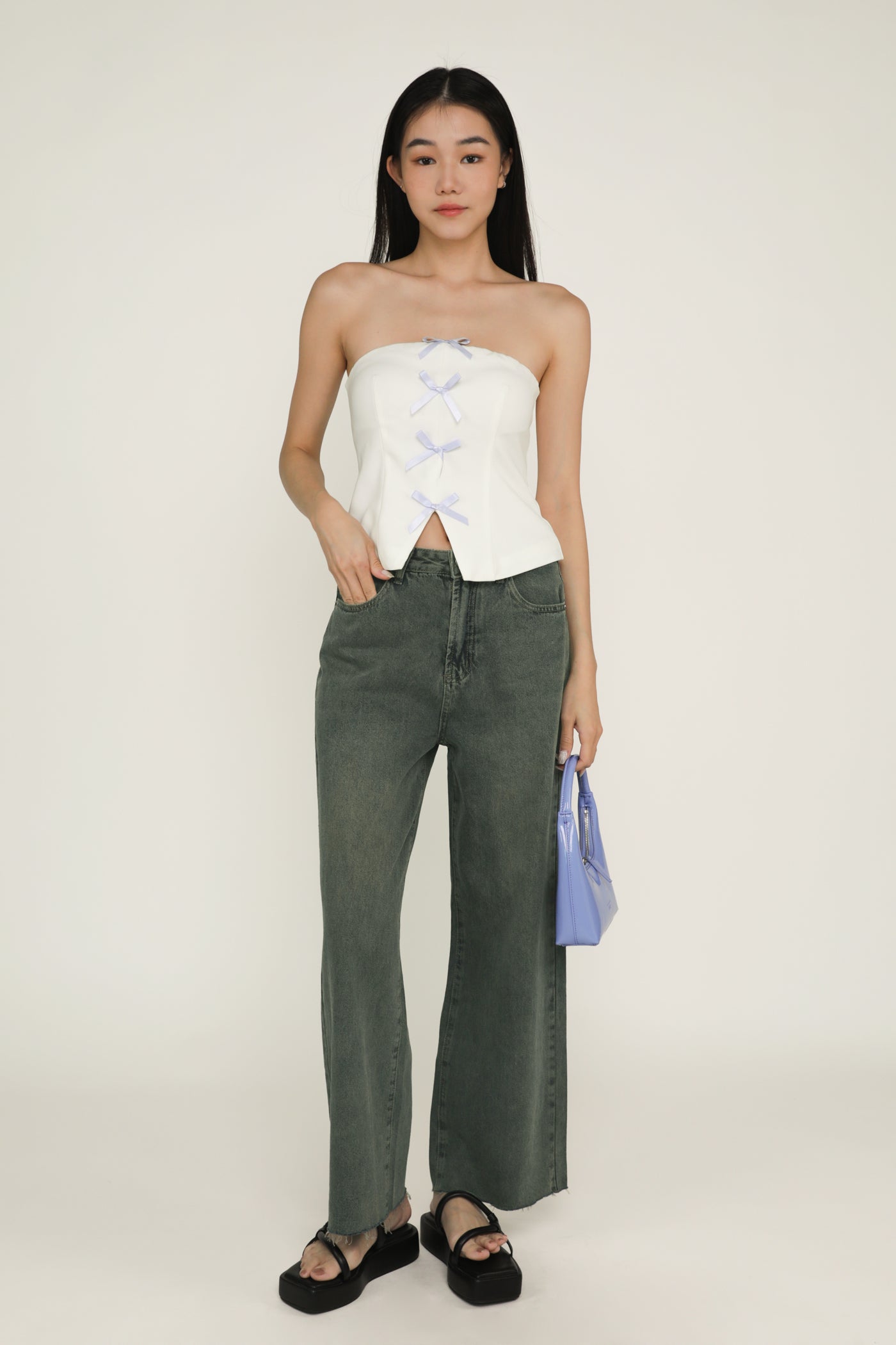Olea Ribbon Tube Padded Top – The Tinsel Rack