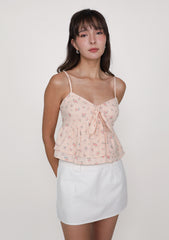 Gwendy Tiered Padded Top (Cotton)