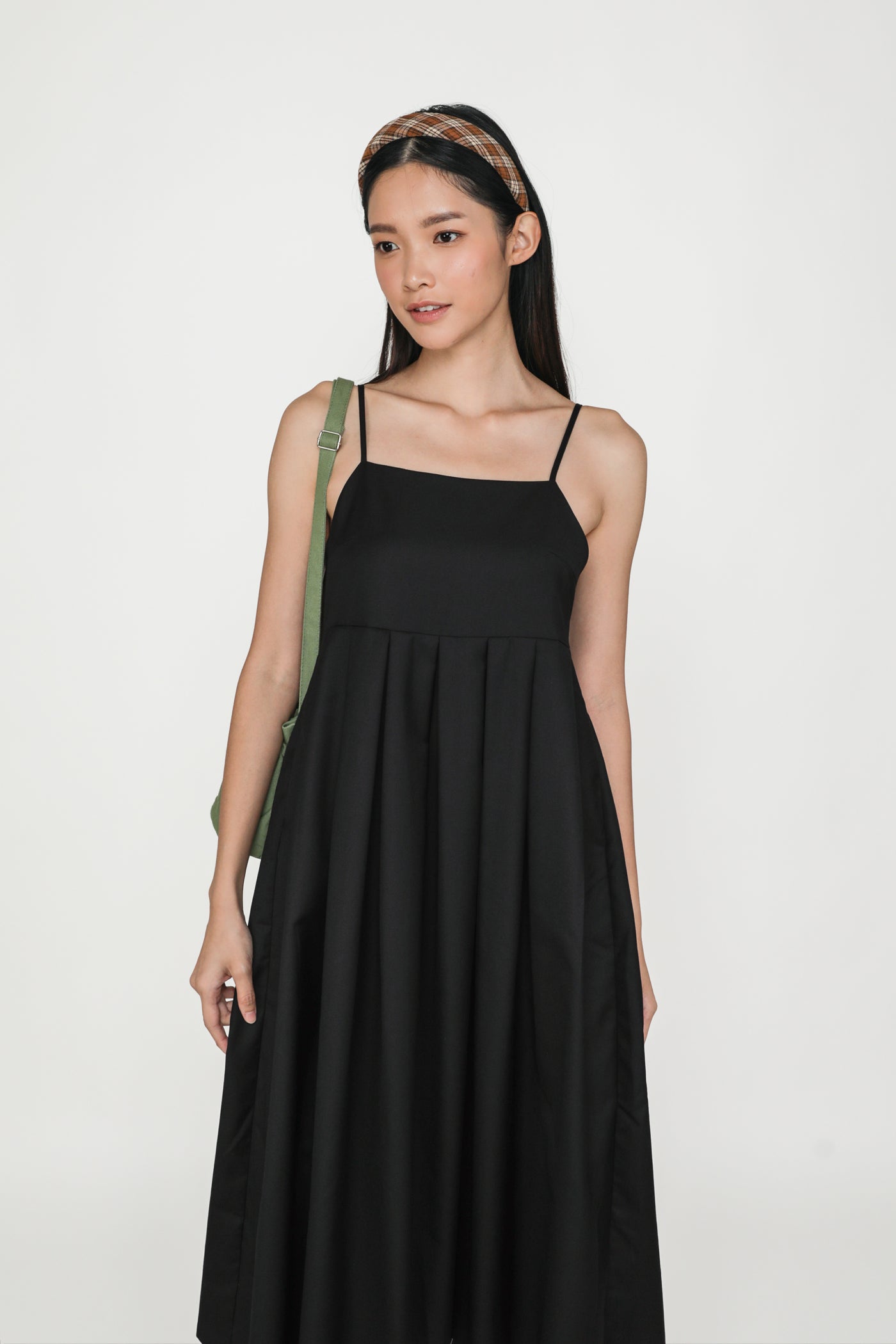 Penelope Pleated Midi Dress – The Tinsel Rack