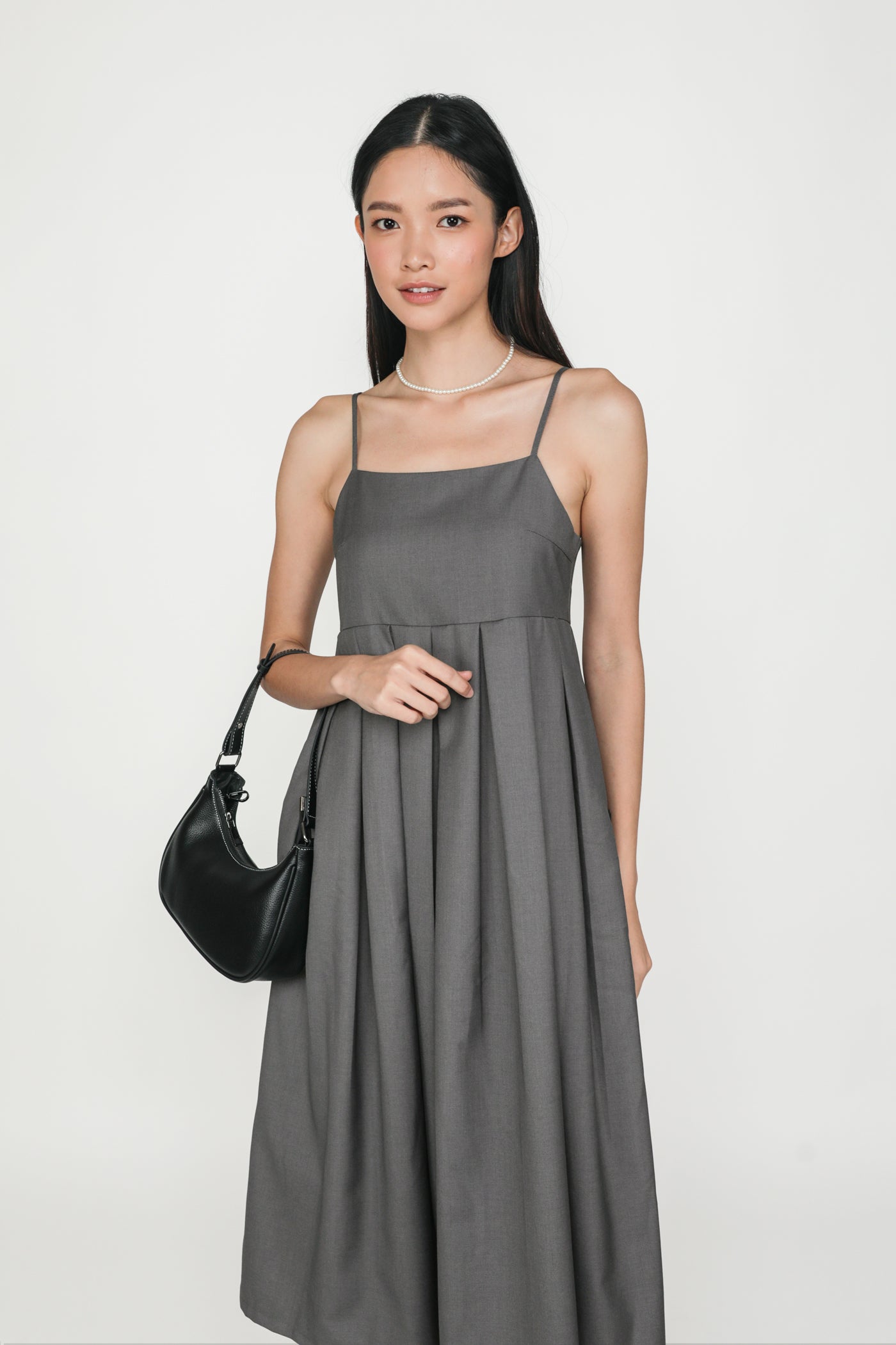 ふ 8/20までお取り置き　Penelope Dress Penelope Pleated Midi Dress – The Tinsel Rack