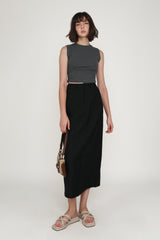 Petite Flyn Tailored Maxi Skirt