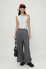 Petite Zena Tailored Pleated Pants